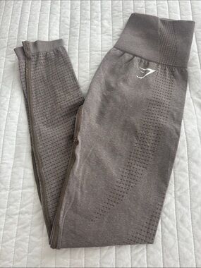 Gymshark Seamless High-Waist Leggings - Taupe Brown